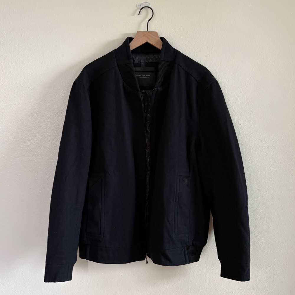 Marc New York Andrew Marc - Men’s XL - Navy - Bomber Jacket